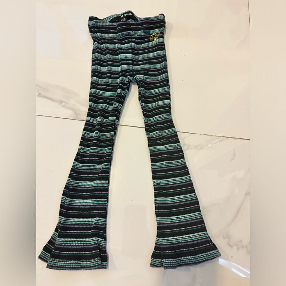 Neon Rebels stripe pants #11
